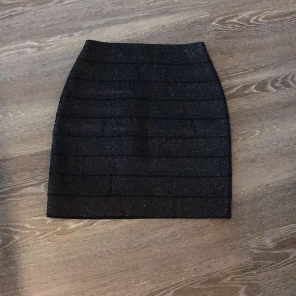 Black glitter bandage skirt✨✨